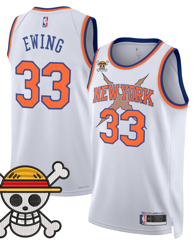 Men's New York Knicks x One Piece Swingman Jersey- Stitched
