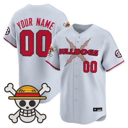 Georgia Bulldogs Baseball x One Piece Vapor Premier Limited Custom Jersey - Stitched
