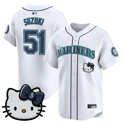 Unisex Seattle Mariners Hello Kitty Vapor Premier Limited Jersey – All Stitched