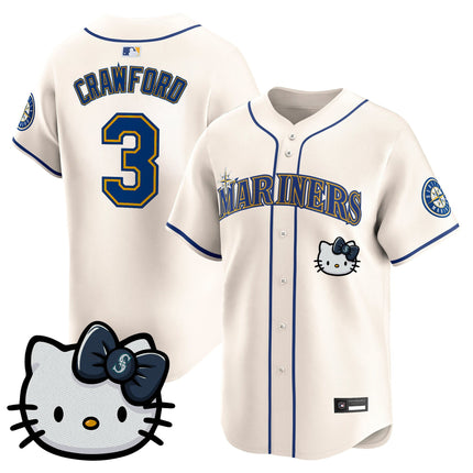 Unisex Seattle Mariners Hello Kitty Vapor Premier Limited Jersey – All Stitched