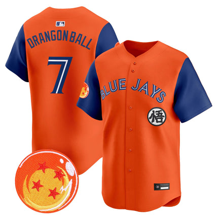 Men's Blue Jays x Dragon Ball Vapor Premier Limited Jersey - All Stitched