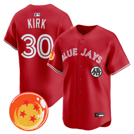 Men's Blue Jays x Dragon Ball Vapor Premier Limited Jersey - All Stitched