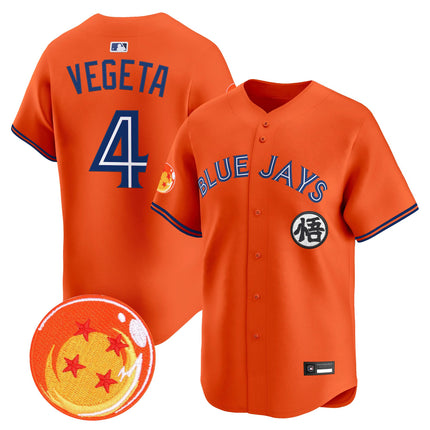 Men's Blue Jays x Dragon Ball Vapor Premier Limited Jersey - All Stitched