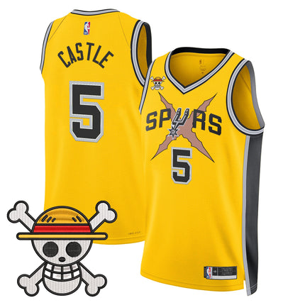 Men's San Antonio Spurs x One Piece Jersey Collection - Stitched