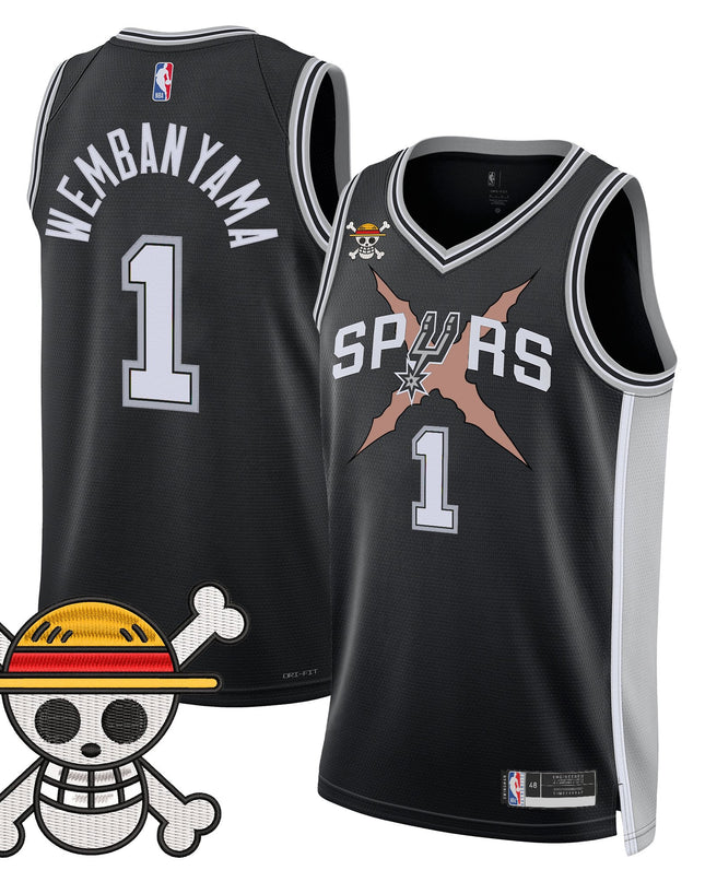 Men's San Antonio Spurs x One Piece Jersey Collection - Stitched