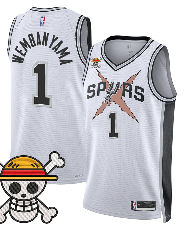 Men's San Antonio Spurs x One Piece Jersey Collection - Stitched
