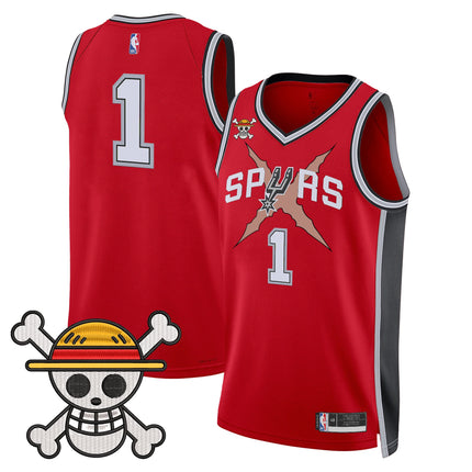 Men's San Antonio Spurs x One Piece Jersey Collection - Stitched