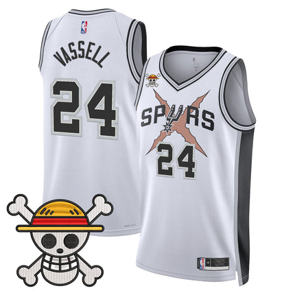 Men's San Antonio Spurs x One Piece Jersey Collection - Stitched