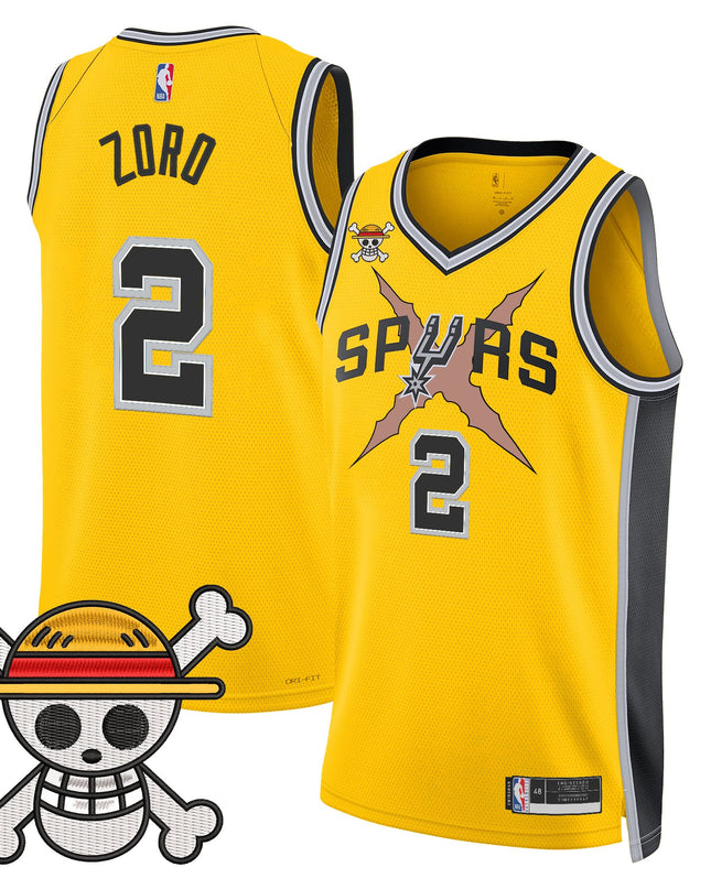 Men's San Antonio Spurs x One Piece Jersey Collection - Stitched