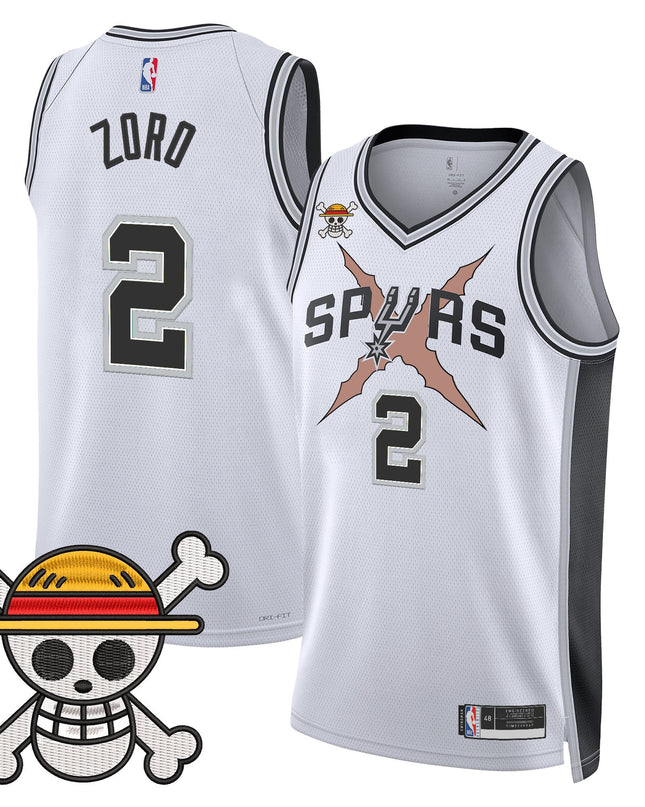 Men's San Antonio Spurs x One Piece Jersey Collection - Stitched