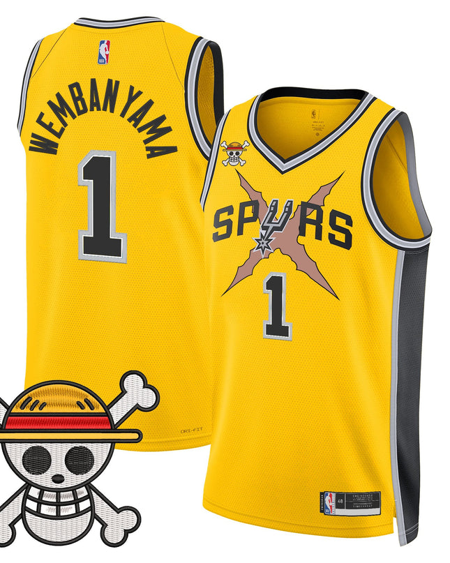 Men's San Antonio Spurs x One Piece Jersey Collection - Stitched