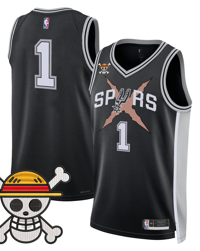 Men's San Antonio Spurs x One Piece Jersey Collection - Stitched