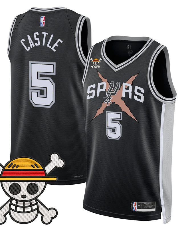 Men's San Antonio Spurs x One Piece Jersey Collection - Stitched