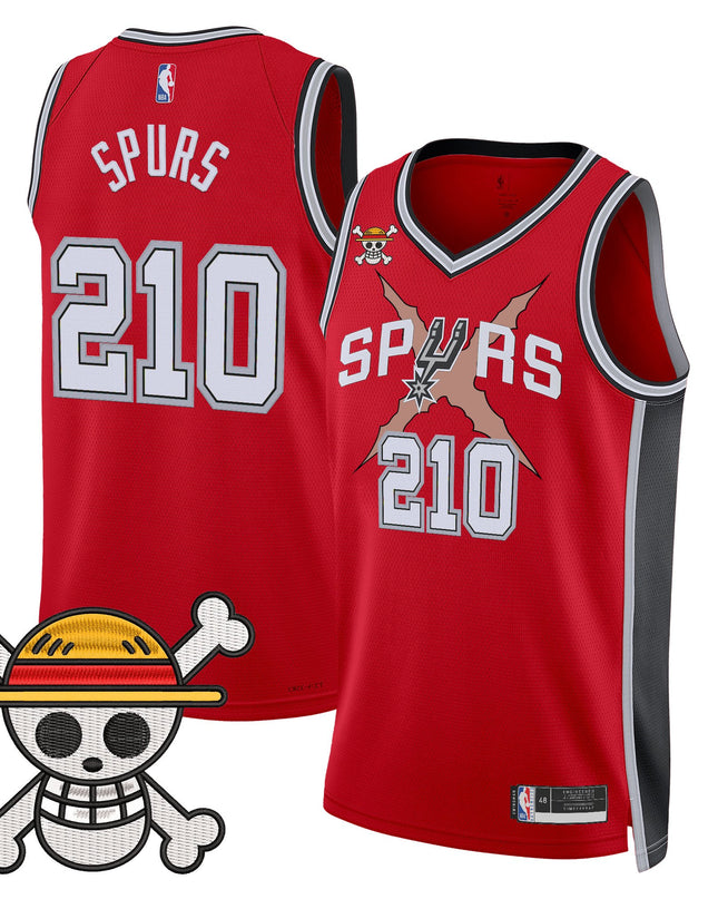 Men's San Antonio Spurs x One Piece Jersey Collection - Stitched