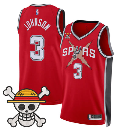 Men's San Antonio Spurs x One Piece Jersey Collection - Stitched