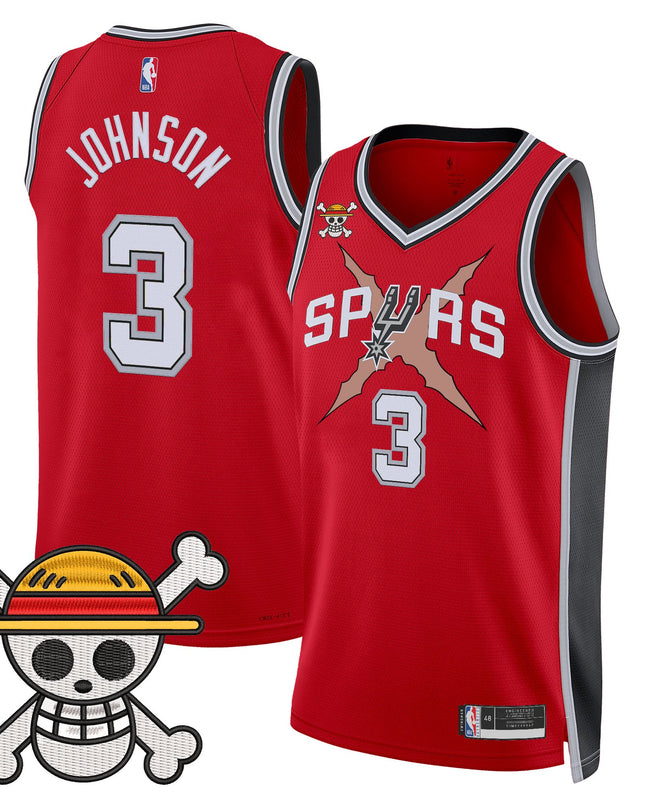 Men's San Antonio Spurs x One Piece Jersey Collection - Stitched