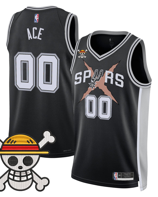 Men's San Antonio Spurs x One Piece Jersey Collection - Stitched
