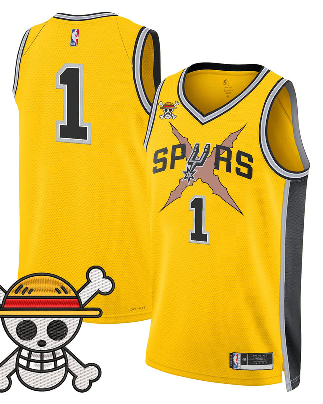 Men's San Antonio Spurs x One Piece Jersey Collection - Stitched