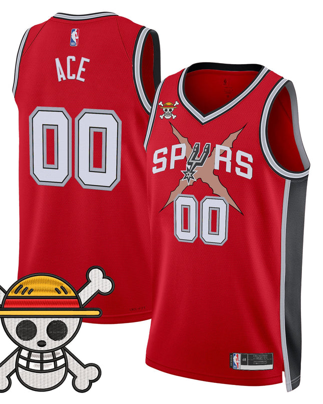 Men's San Antonio Spurs x One Piece Jersey Collection - Stitched