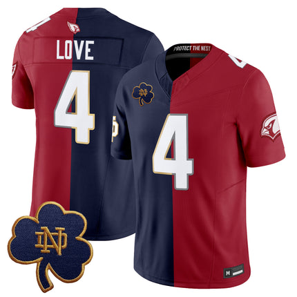 #4 Jeremiyah Love Split Vapor Limited Jersey - All Stitched