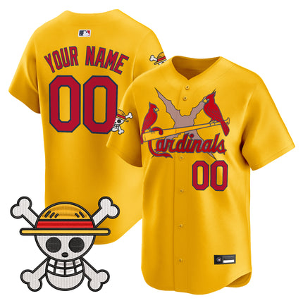 St. Louis Cardinals x One Piece Vapor Premier Limited Custom Jersey - Stitched