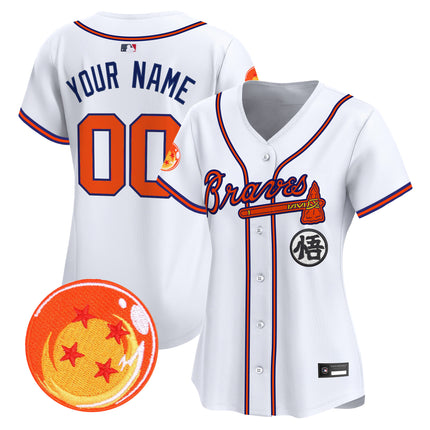 Atlanta Braves x Dragon Ball Vapor Premier Limited Custom Jersey - All Stitched