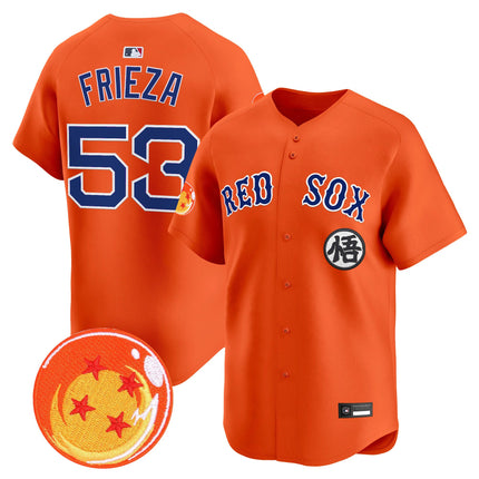 Men's Boston Red Sox x Dragon Ball Vapor Premier Limited Jersey - All Stitched