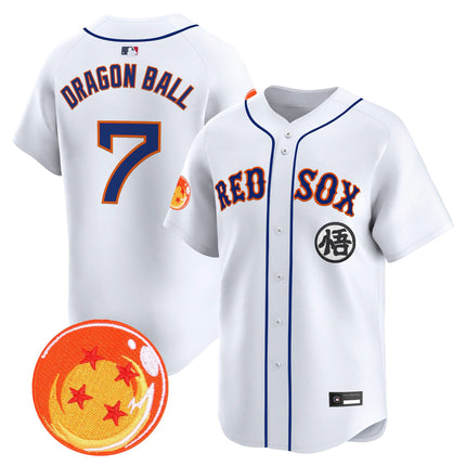 Men's Boston Red Sox x Dragon Ball Vapor Premier Limited Jersey - All Stitched