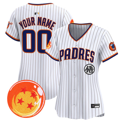 Padres x Dragon Ball Vapor Premier Limited Custom Jersey - All Stitched