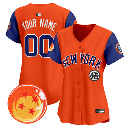 New York Yankees x Dragon Ball Vapor Premier Limited Custom Jersey - All Stitched