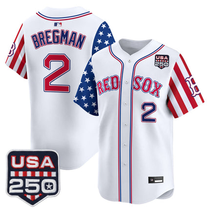 Men's Boston Red Sox "America 250 Edition" Vapor Premier Limited Jersey - All Stitched