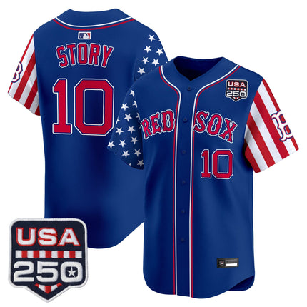 Men's Boston Red Sox "America 250 Edition" Vapor Premier Limited Jersey - All Stitched