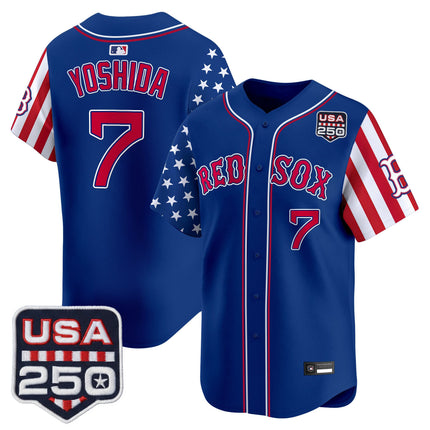 Men's Boston Red Sox "America 250 Edition" Vapor Premier Limited Jersey - All Stitched