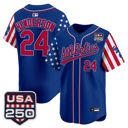 Men's Athletics "America 250 Edition" Vapor Premier Limited Jersey - All Stitched