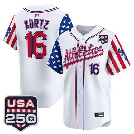 Men's Athletics "America 250 Edition" Vapor Premier Limited Jersey - All Stitched