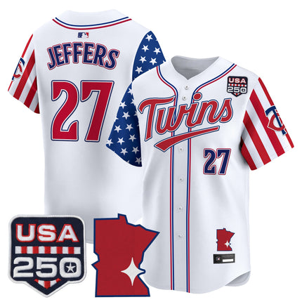 Men's Minnesota Twins "America 250 Edition" Vapor Premier Limited Jersey - All Stitched