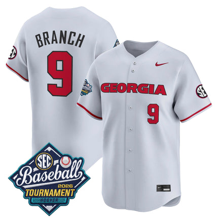Men's Georgia Bulldogs Baseball Sec Tournament Champions 2026 Vapor Premier Limited Jersey - All Stitched