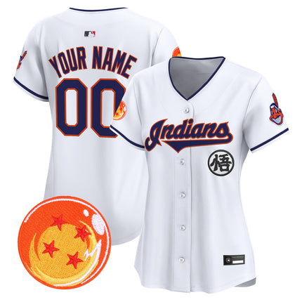 Cleveland Indians x Dragon Ball Vapor Premier Limited Custom Jersey - All Stitched