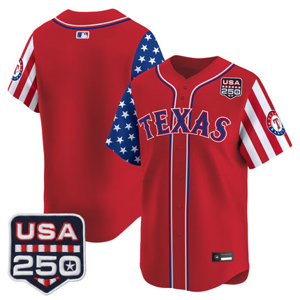 Men's Texas Rangers "America 250 Edition" Vapor Premier Limited Jersey - All Stitched
