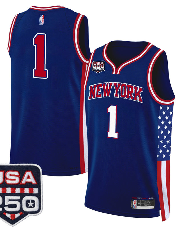 Men's New York Knicks "America 250 Edition" Swingman Jersey - All Stitched