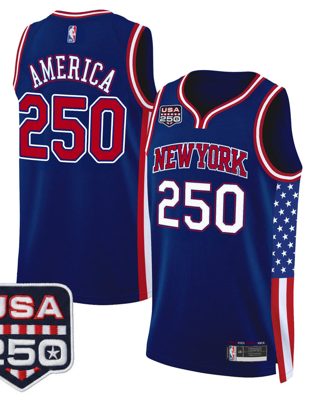 Men's New York Knicks "America 250 Edition" Swingman Jersey - All Stitched