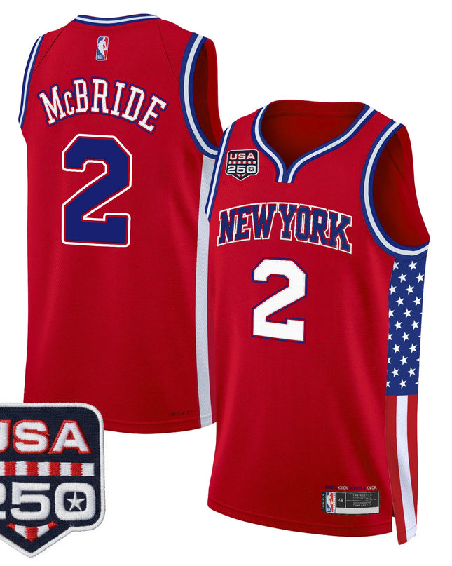 Men's New York Knicks "America 250 Edition" Swingman Jersey - All Stitched