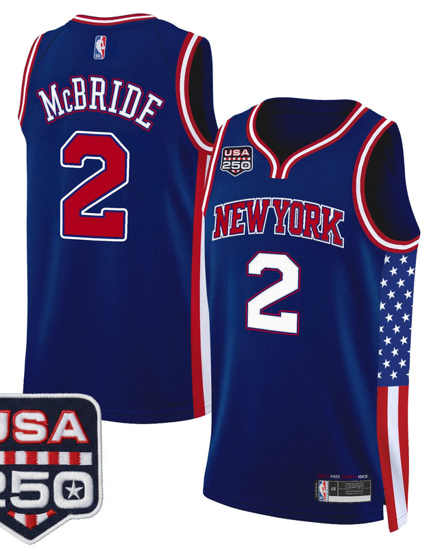 Men's New York Knicks "America 250 Edition" Swingman Jersey - All Stitched