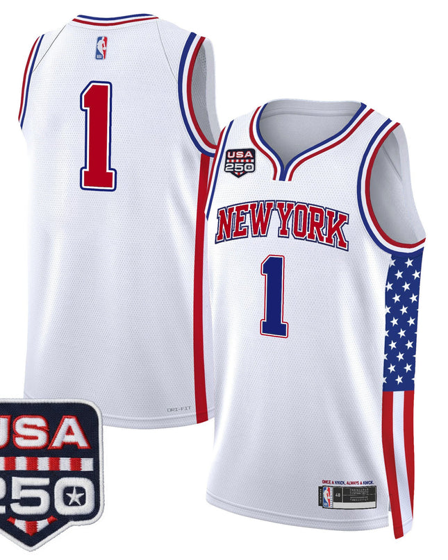 Men's New York Knicks "America 250 Edition" Swingman Jersey - All Stitched