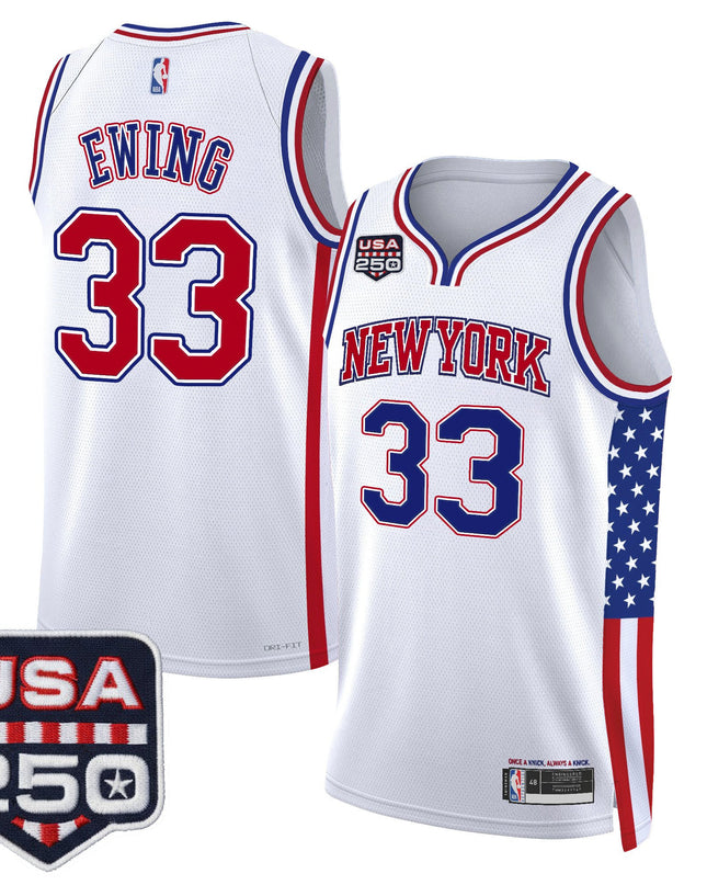 Men's New York Knicks "America 250 Edition" Swingman Jersey - All Stitched