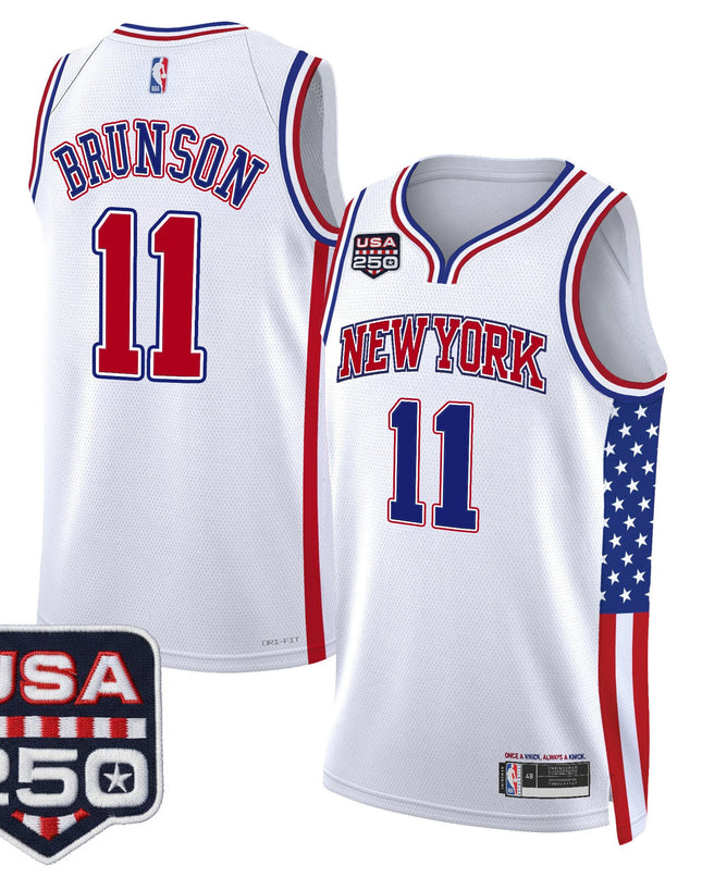 Men's New York Knicks "America 250 Edition" Swingman Jersey - All Stitched