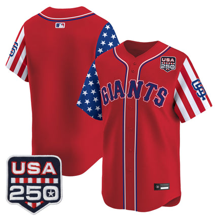 Men's San Francisco Giants "America 250 Edition" Vapor Premier Limited Jersey - All Stitched
