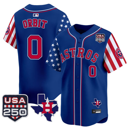 Men's Houston Astros "America 250 Edition" Vapor Premier Limited Jersey - All Stitched