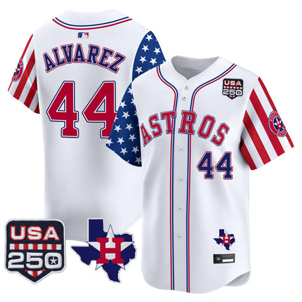 Men's Houston Astros "America 250 Edition" Vapor Premier Limited Jersey - All Stitched