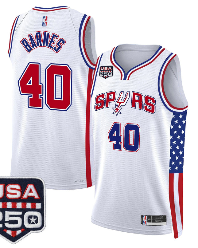Men's San Antonio Spurs "America 250 Edition" Swingman Jersey - All Stitched
